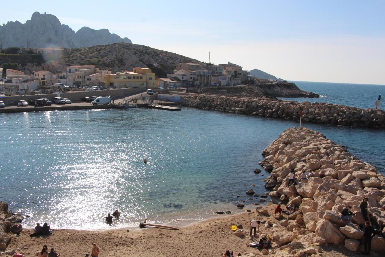 Charmant Cabanon Aux Goudes A Marseille Avec Vue Mer Exterior photo